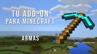 Crea tu propio Add-On para Minecraft Bedrock - Parte 16: Crear Arma
