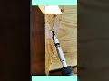 Perfect screw installation into wood using a screwdriver #contructions #woodworking #tooltips #short