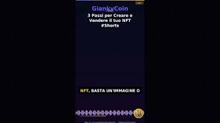 3 Passi per Creare e Vendere il tuo NFT #Shorts