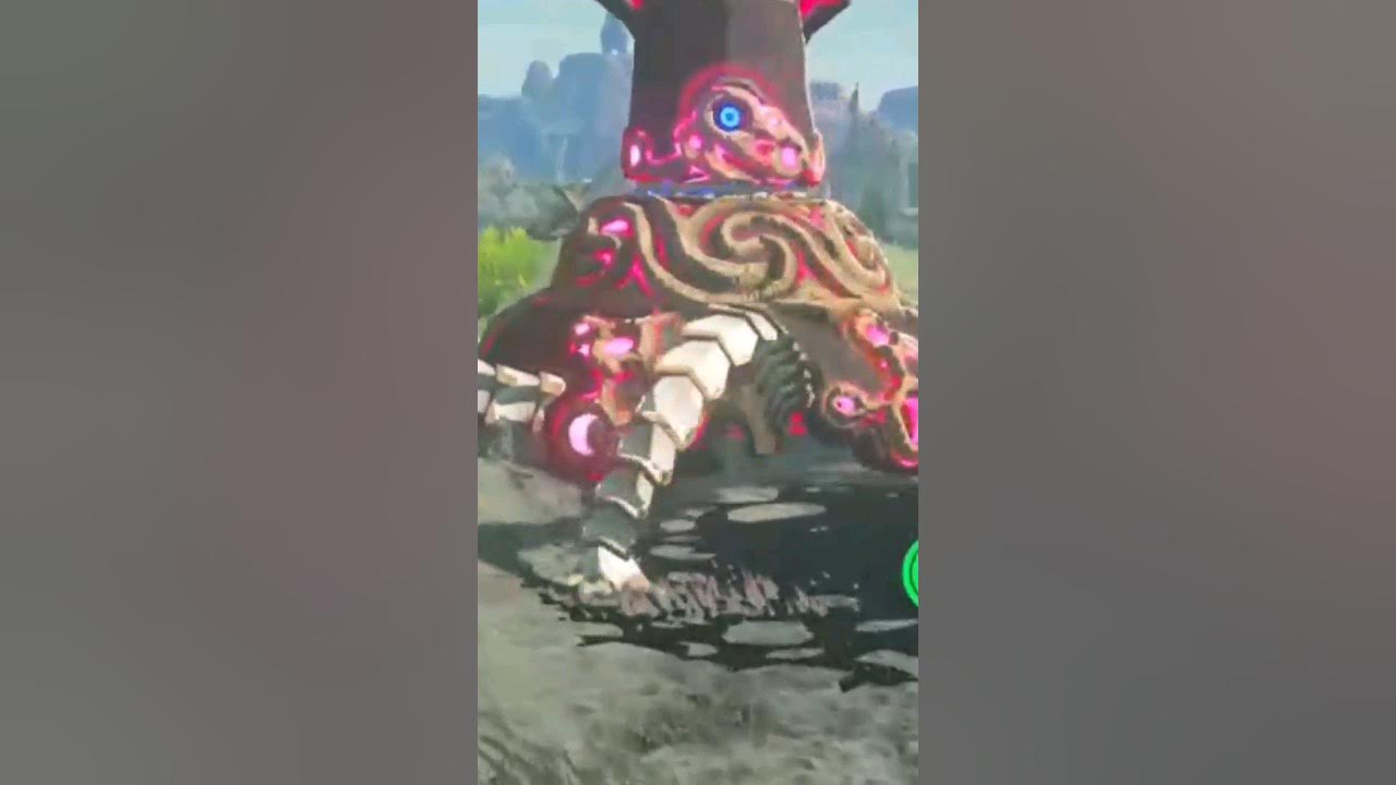 Cutting it close (The Legend of Zelda Breath if the Wild) gaurdian 