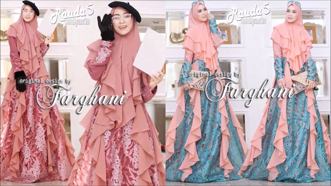 Baju Gamis Syari 2019 Sekarang Populer | Baju Gamis  2019 2020