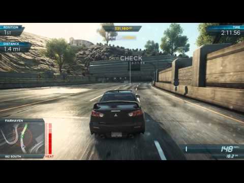 Need For Speed Most Wanted 2012 Mitsubishi Lancer Evo X Most Wanted List 7 Lexus LF A