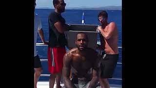Lebron James ice bucket challenge