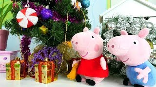 Peppa Wutz Schmückt Den Weihnachtsbaum. Peppa Pig Auf Deutsch.