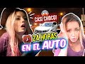 24 horas ENCERRADA en el CARRO!!! 😰¡No lo Hagan!🚗 | Katie Angel