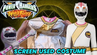 Unboxing Power Rangers Wild Force White Ranger Original Costume Prop