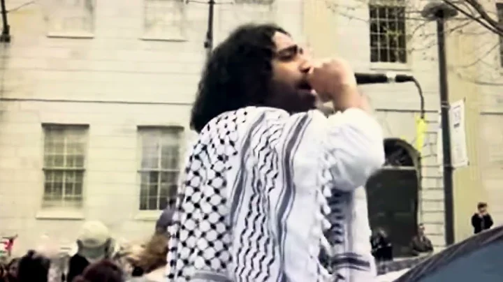 The encampment in Harvard Yard mounted by pro-Palestine student organizers entered its second day