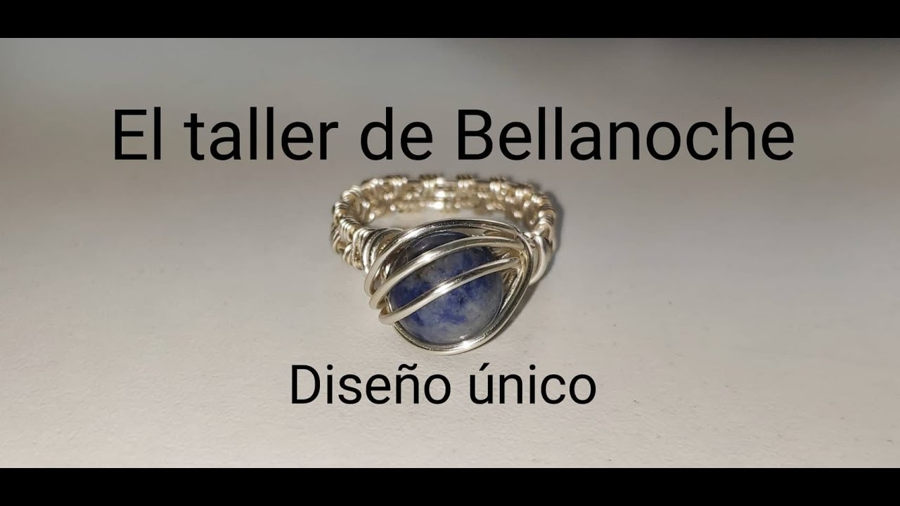ALAMBRISMO COMO HACER UN ANILLO TEJIDO DE ALAMBRE CON UNA CANICA