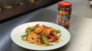 King prawn Lee Kum Kee Chilli Bean Sauce