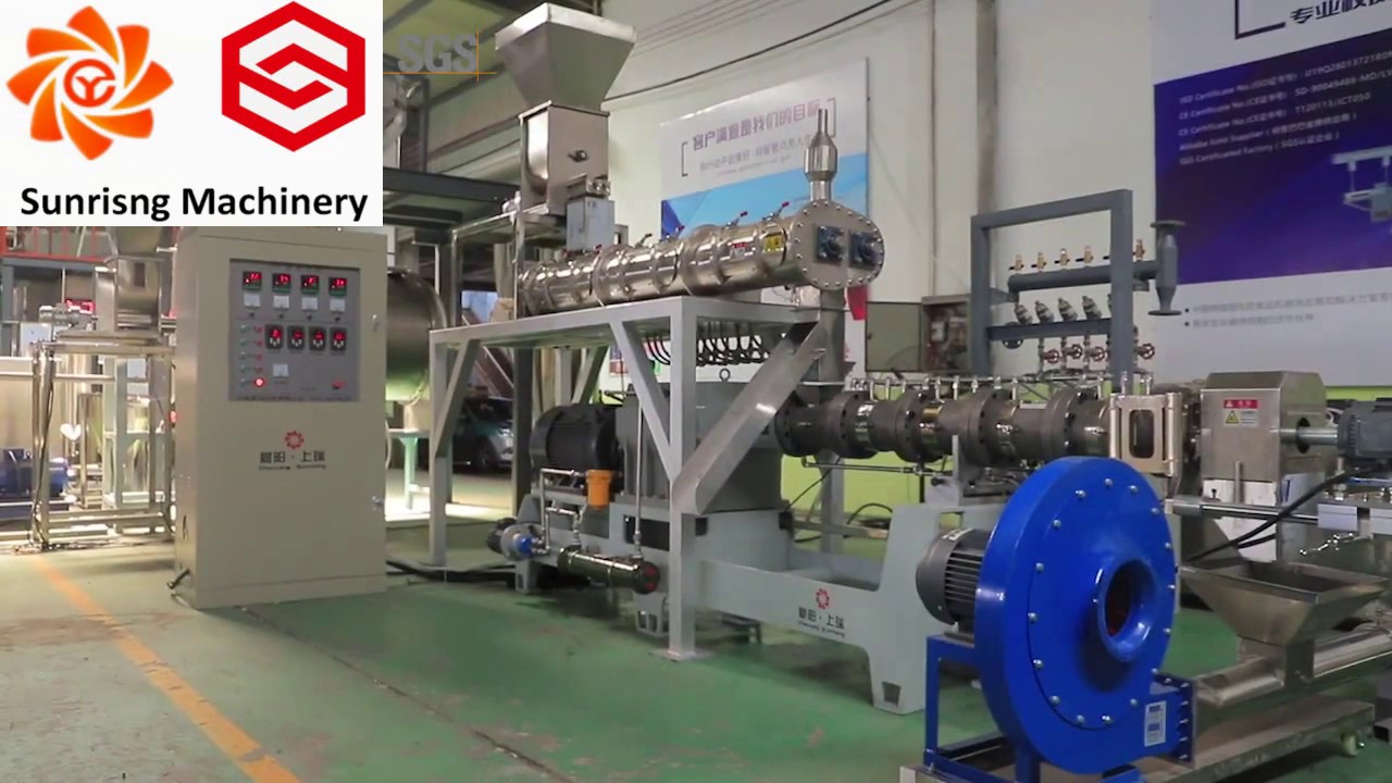 Jinan Sunrising machinery--professinal snack food machine, pet food machine manufacturer