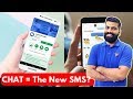 Googles rcs based chat replacement for sms better than whatsapp messenger imessage