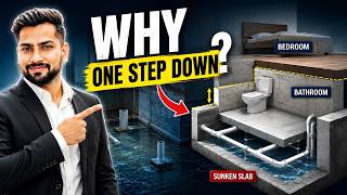 Why Is Bathroom Floor Lower Than Bedroom | Sunken Slab Explained screenshot 3