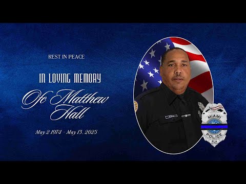 Funeral Service of Officer Matthew Hall
