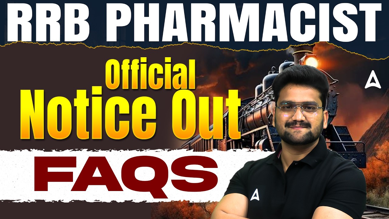 RRB Pharmacist Official Notice Out | CBT Exam Date, City Slip, E-Call Letter & Documents Update