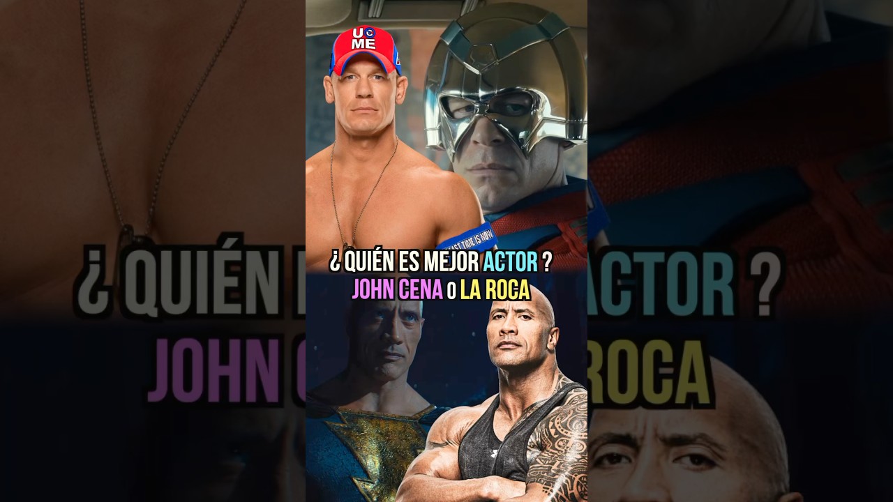 Quién es mejor Actor John Cena o La Roca ?  
