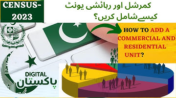 How to Add a Residential and Commercial Unit Census 2022 2023