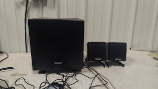 Cambridge Soundworks Microworks II Computer Speakers System, Tested Works #3267
