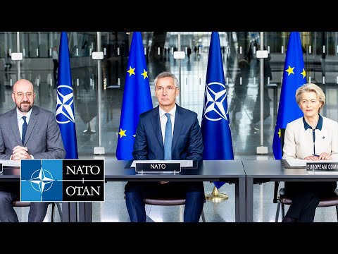 Signing ceremony of Joint Declaration on EU-NATO Cooperation, 10 JAN 2023