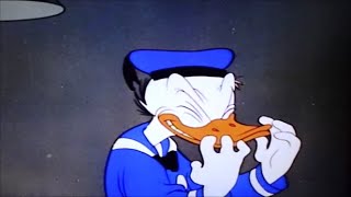 Spongebob, Patrick, Squidward, And Mr. Krabs Reaction To Donald Ducks Scary Face