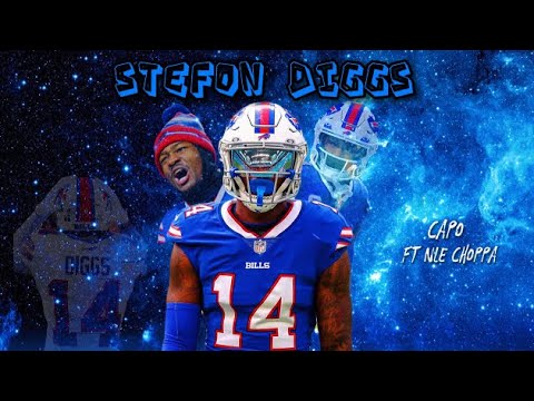 Stefon Diggs Autographed Buffalo Bills Framed 16x20 Stretched CanvasB   The Jersey Source