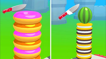 Slice It All Gameplay! Very Satisfying and Relaxing ASMR Slicing Video