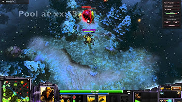 Dota 2, Sand King, fast blink dagger around (7-9 minutes)