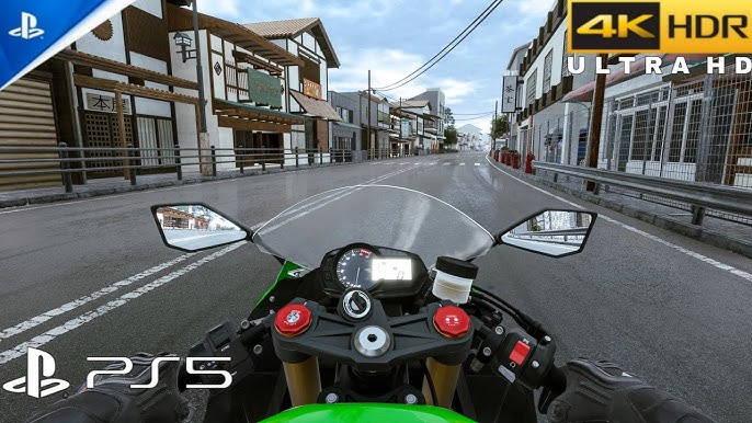 MOTOS no Desafio da Cidade a Noite na Chuva Forte  Jogo de Moto Realista  RIDE 4 /Gameplay 4K 60FPS 