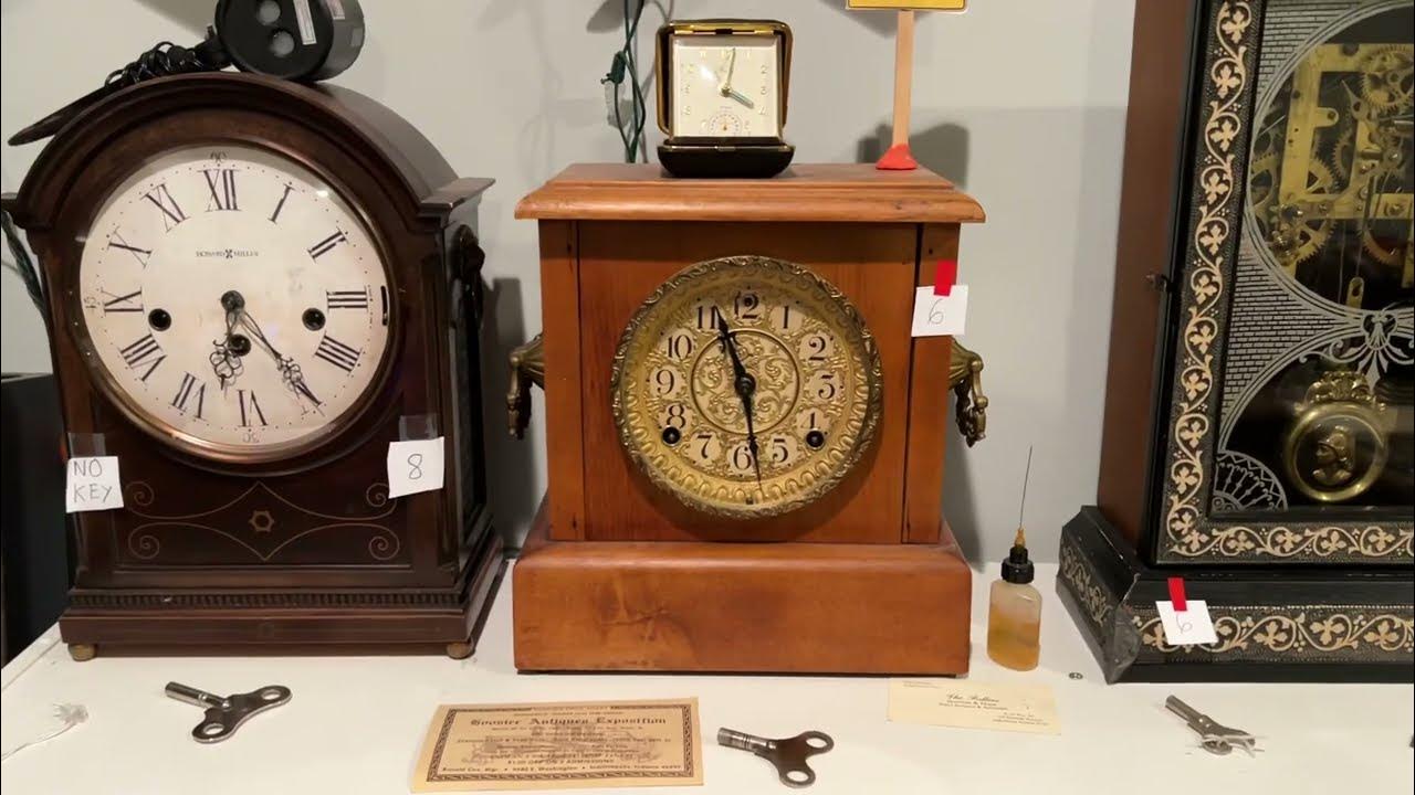 Winding the Sessions Adamantine Mantle Clock YouTube