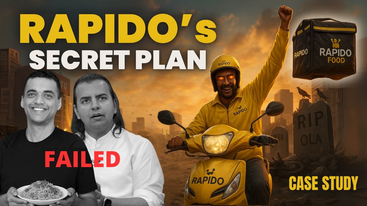 ⁣Rapido's Secret Plan to DESTROY Zomato & Swiggy's Business | Case Study | Sahil Khanna