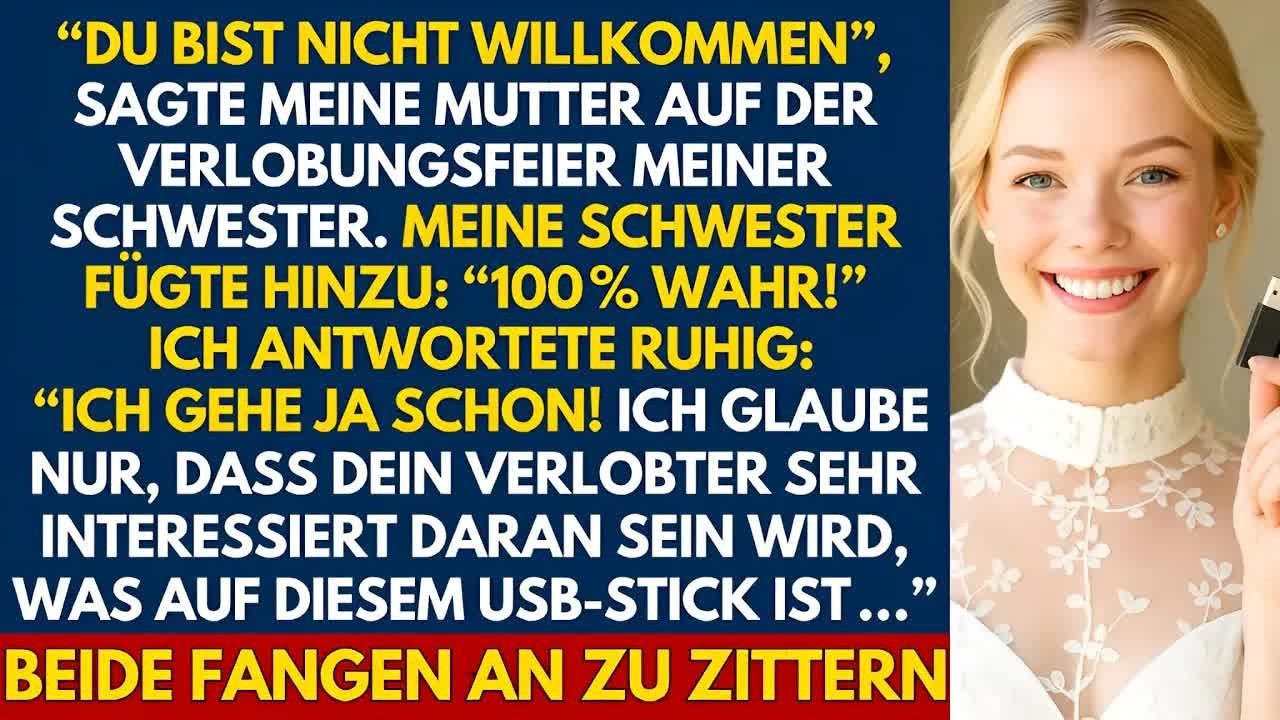 Auf der Verlobungsfeier meiner Schwester sagte meine Mutter： ＂Du gehörst nicht hierher “Aber als