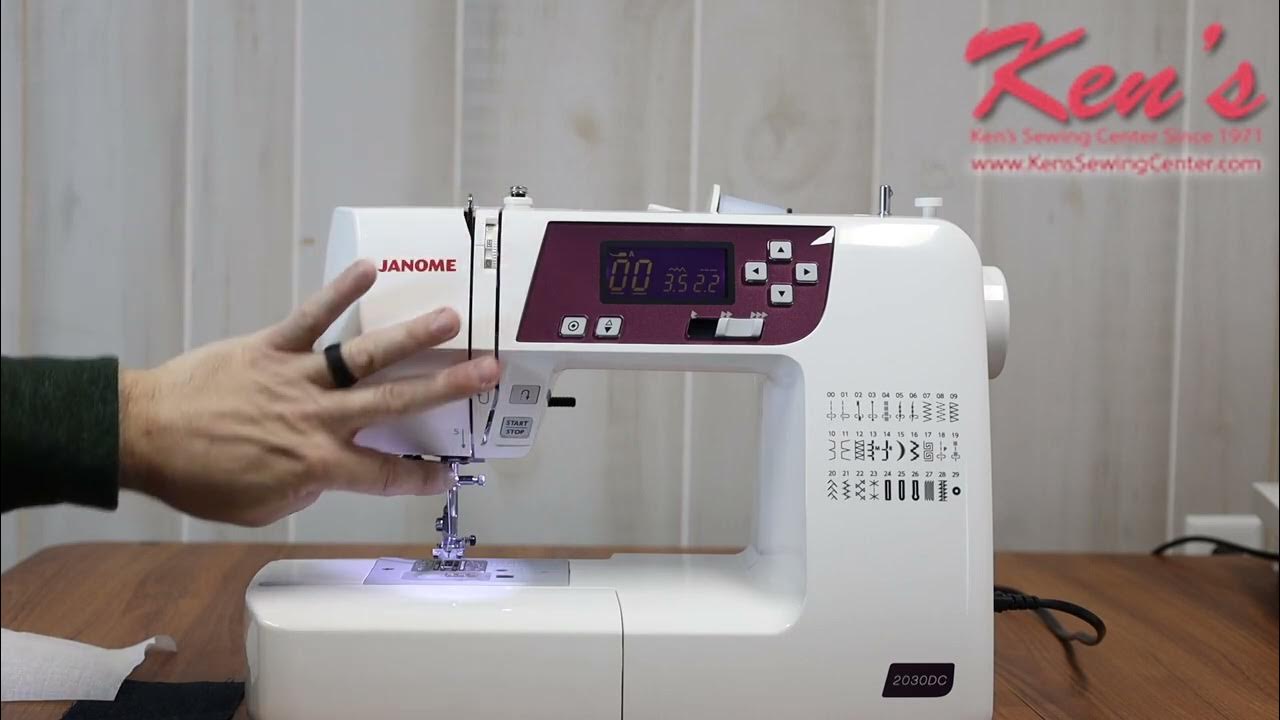 Janome 2030DCG Sewing Machine Overview by Ken