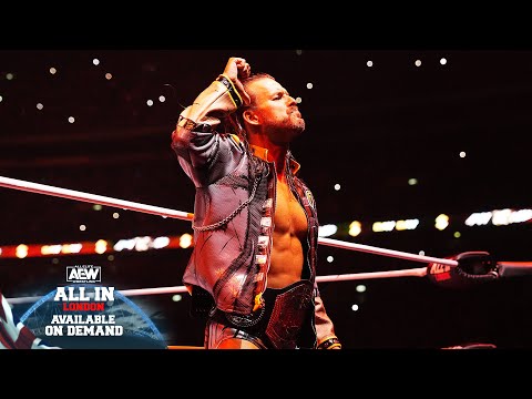 BOOM! Adam Cole's Main Event Entrance at Wembley Stadium | AEW All In London 8/27/23