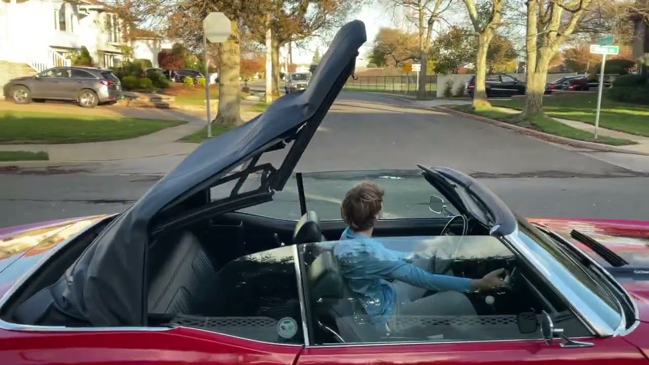 1971 Chevelle SS convertible top up and down