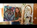 How to easily overcome the ugly stage of painting ✨ Tiger Oil Painting Process