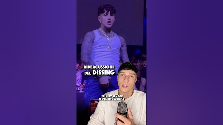 Ripercussioni del DISSING Tony Effe -Niky Savage / Fedez