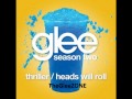 Glee - Thriller & Heads Will Roll (HQ FULL STUDIO) w/ LYRICS