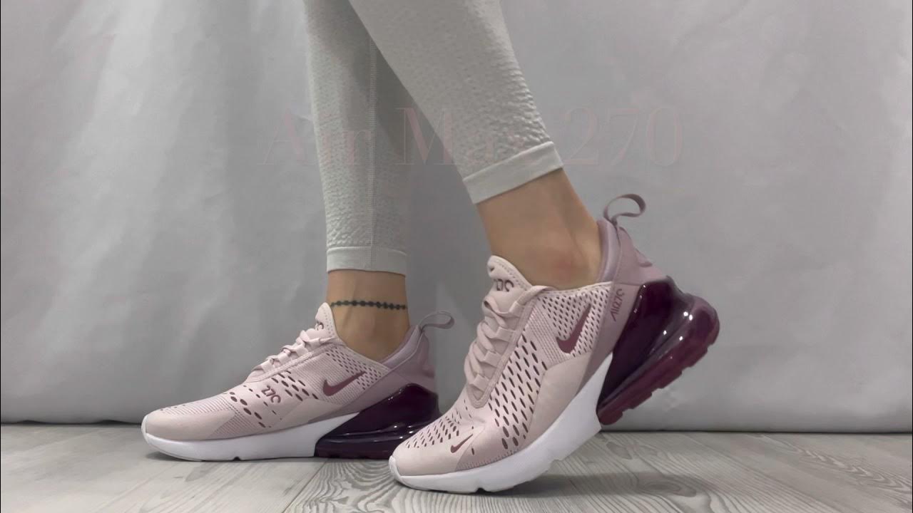Nike Max 270 pink and on feet - YouTube