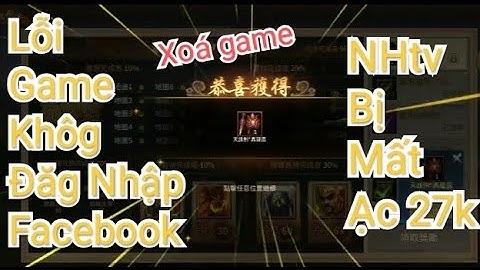 3Q Củ Hành Mobile - Lỗi Đăng Nhập Không Vào Được Game Bằng Facebook Có Thể Mất Nick Vĩnh Viễn :((
