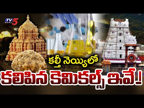 కలిపిన కెమికల్స్ ఇవే..!   These Chemicals Were Mixed Into Tirumala Adulterated Ghee | TTD | TV5 News - TV5NEWS