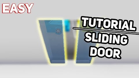 Most Simple Roblox Sliding Door - Tutorial [NEW LINK]