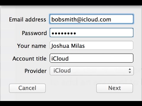 create apple id using icloud email