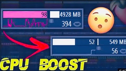 SIMPLE TIPS TO SAVE CPU IN FL STUDIO 20