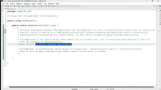 Java 100: StringBuilder VS StringBuffer