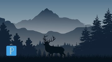 Vector Illustration Design Background Art In PixelLab