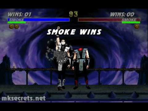 Ultimate Mortal Kombat 3 - Cyborg Smoke - Bomb Fatality 