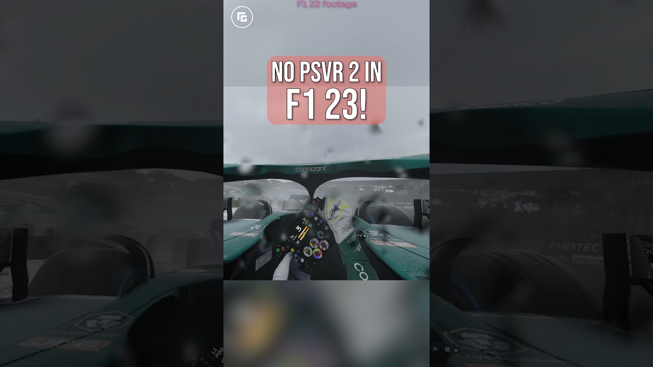 Lack of PSVR2 is a massive missed opportunity for F1 23