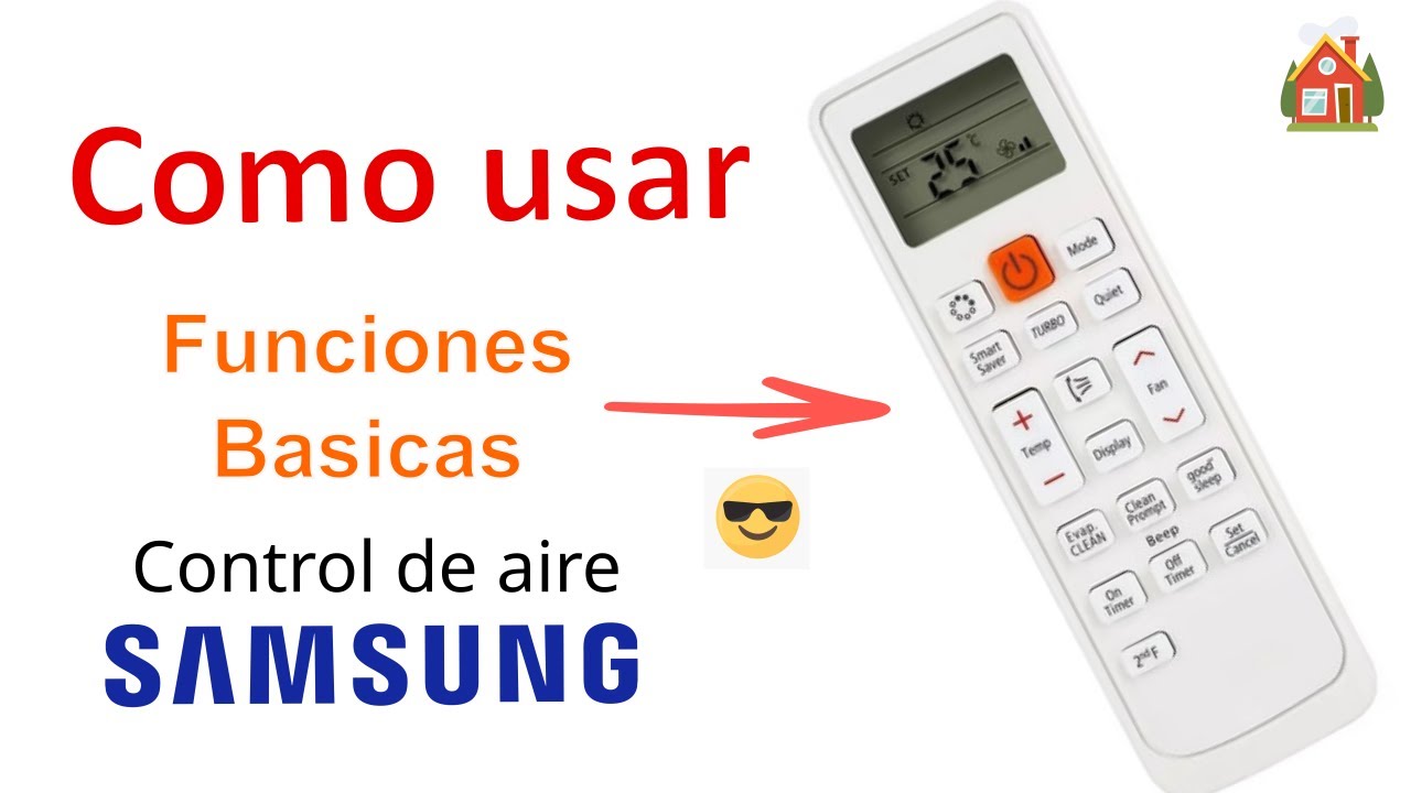 COMO USAR CONTROLE AR SAMSUNG E CONFIGURAR 