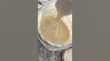 Day 4 of creating a sourdough starter 🥖 #sourdoughforbeginners #sourdoughbaking #sourdough