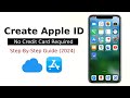 How to Create a New Apple ID on iPhone 2024 | FREE iCloud/Appstore Account Without Credit Card