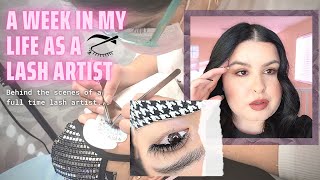 A Week In My Life as a Lash Artist || Vlog 1